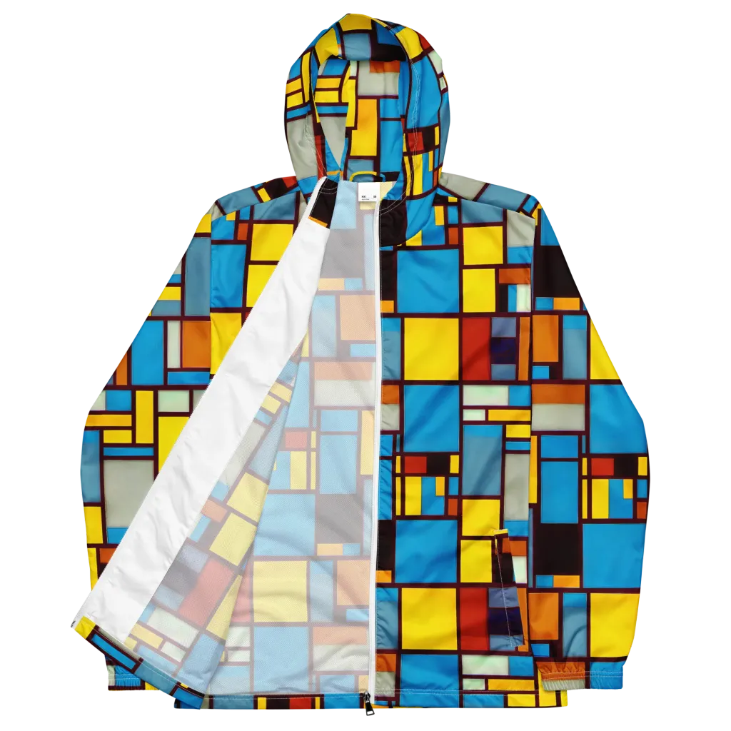Bauhaus Blaze on Men's Windbreaker — Front