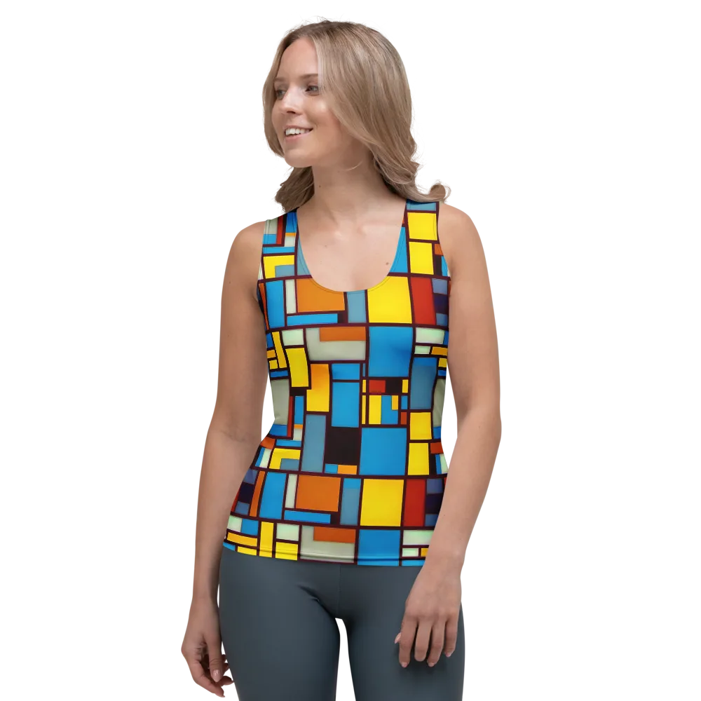 Bauhaus Blaze on Women's Tank Top — Front