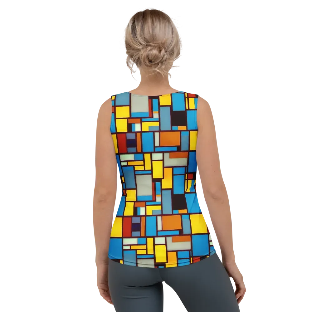 Bauhaus Blaze on Women's Tank Top — Back