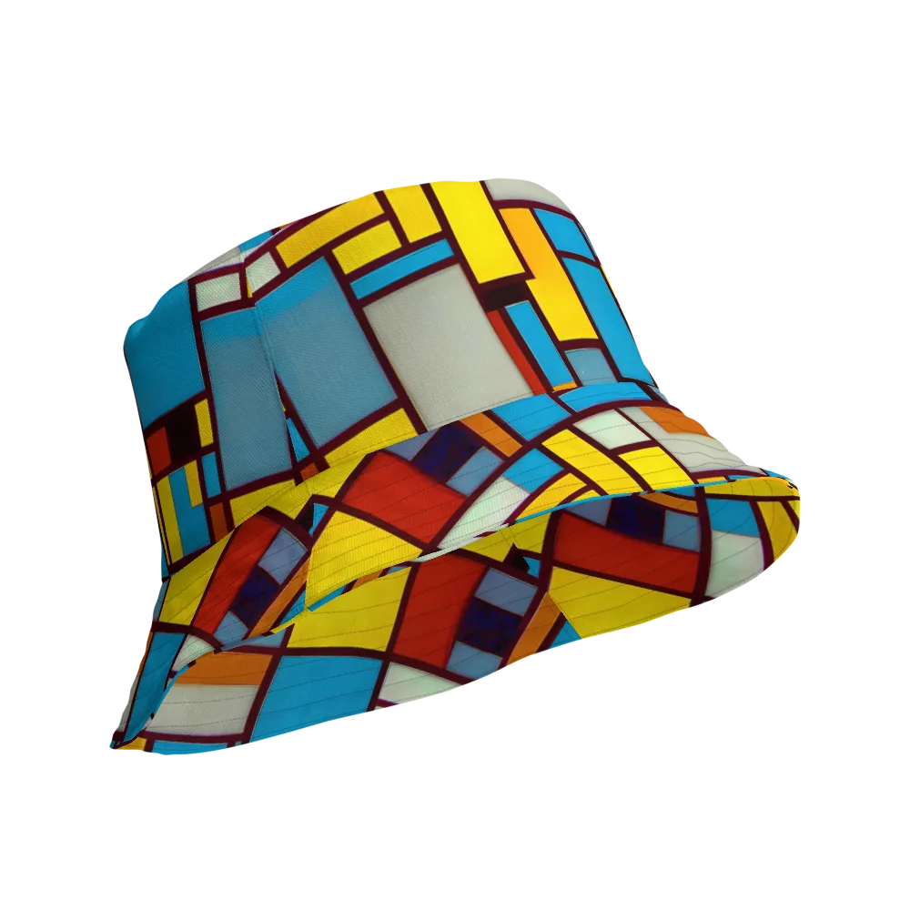 Bauhaus Blaze on Reversible Bucket Hat — Product details Outside