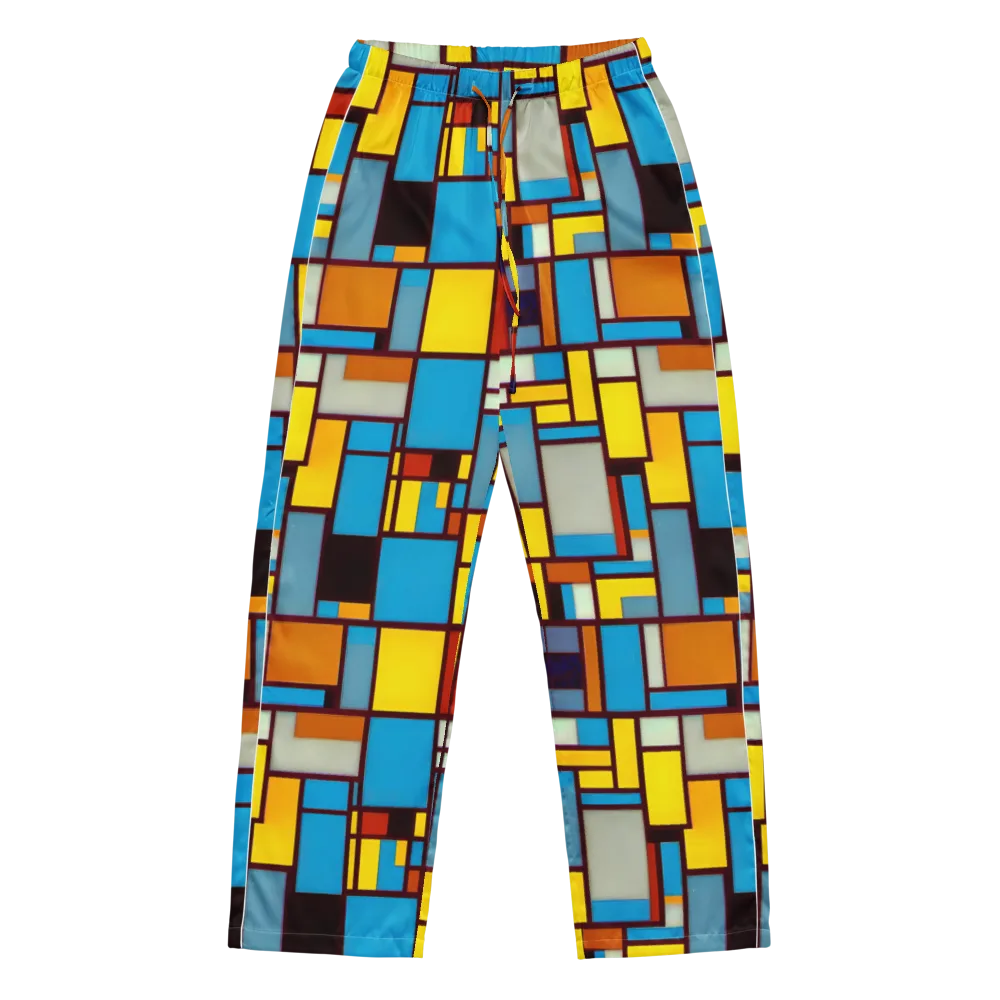Bauhaus Blaze on Women's Pajama Pants — Front