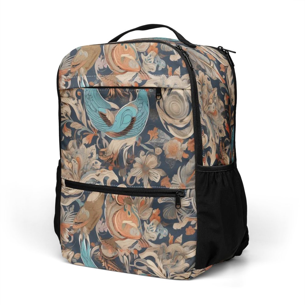 Aviary Nocturne on Utility Backpack — Left Front