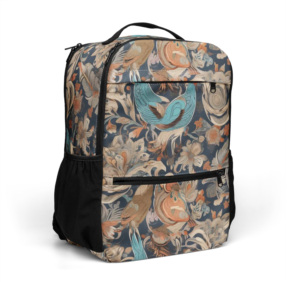 Aviary Nocturne on Utility Backpack — Right Front