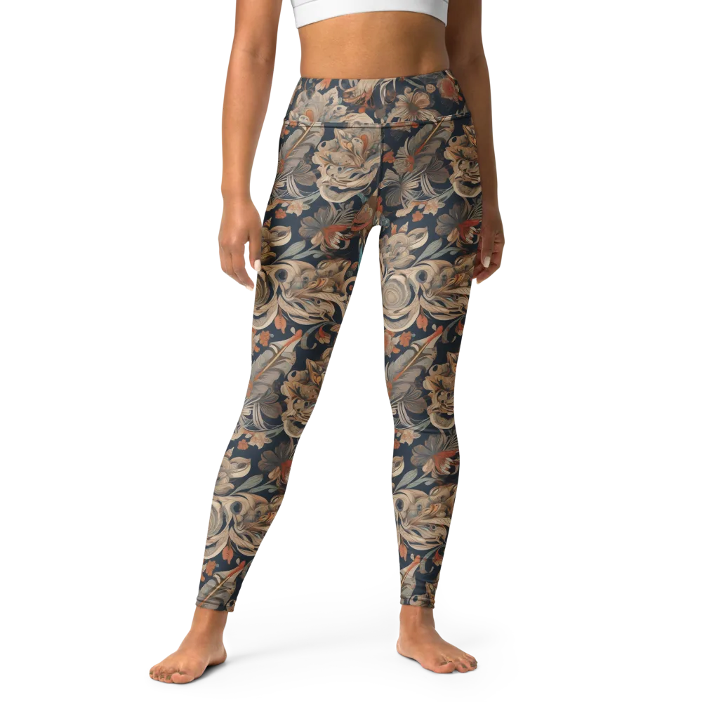 Aviary Nocturne on Yoga Leggings — Front