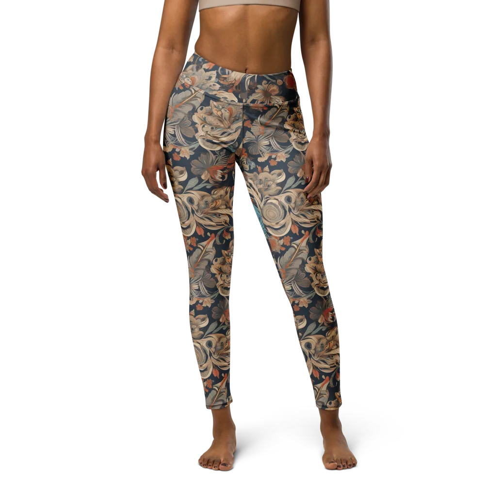 Aviary Nocturne on Yoga Leggings — Front