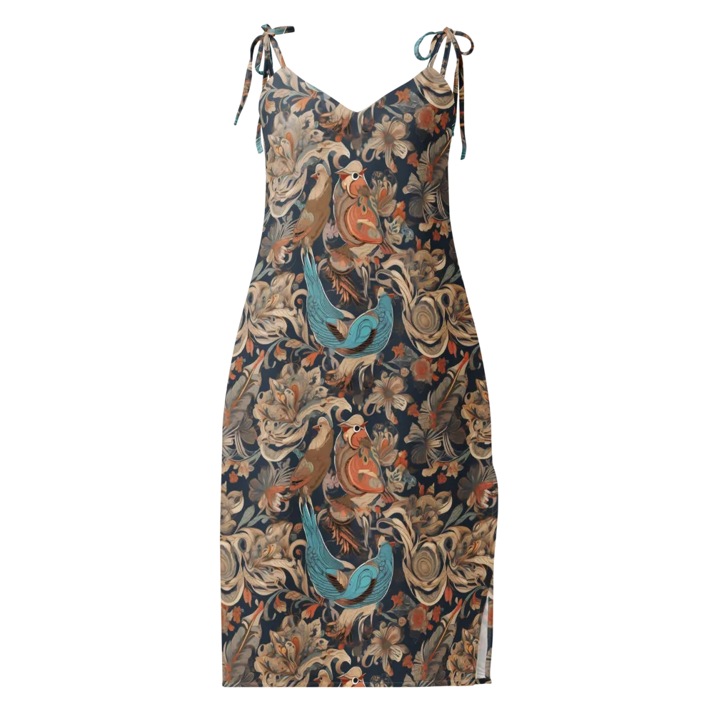 Aviary Nocturne on Slip Dress — Front