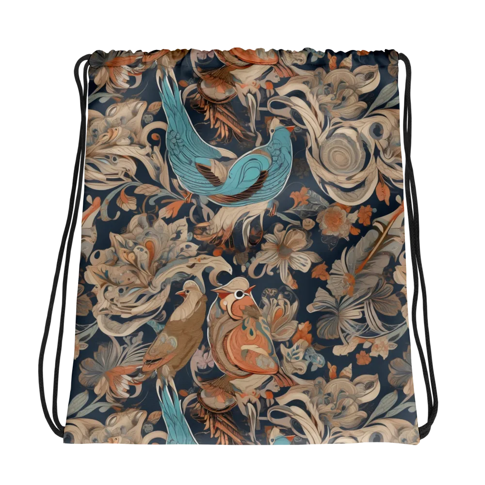 Aviary Nocturne on Drawstring Bag — Photo