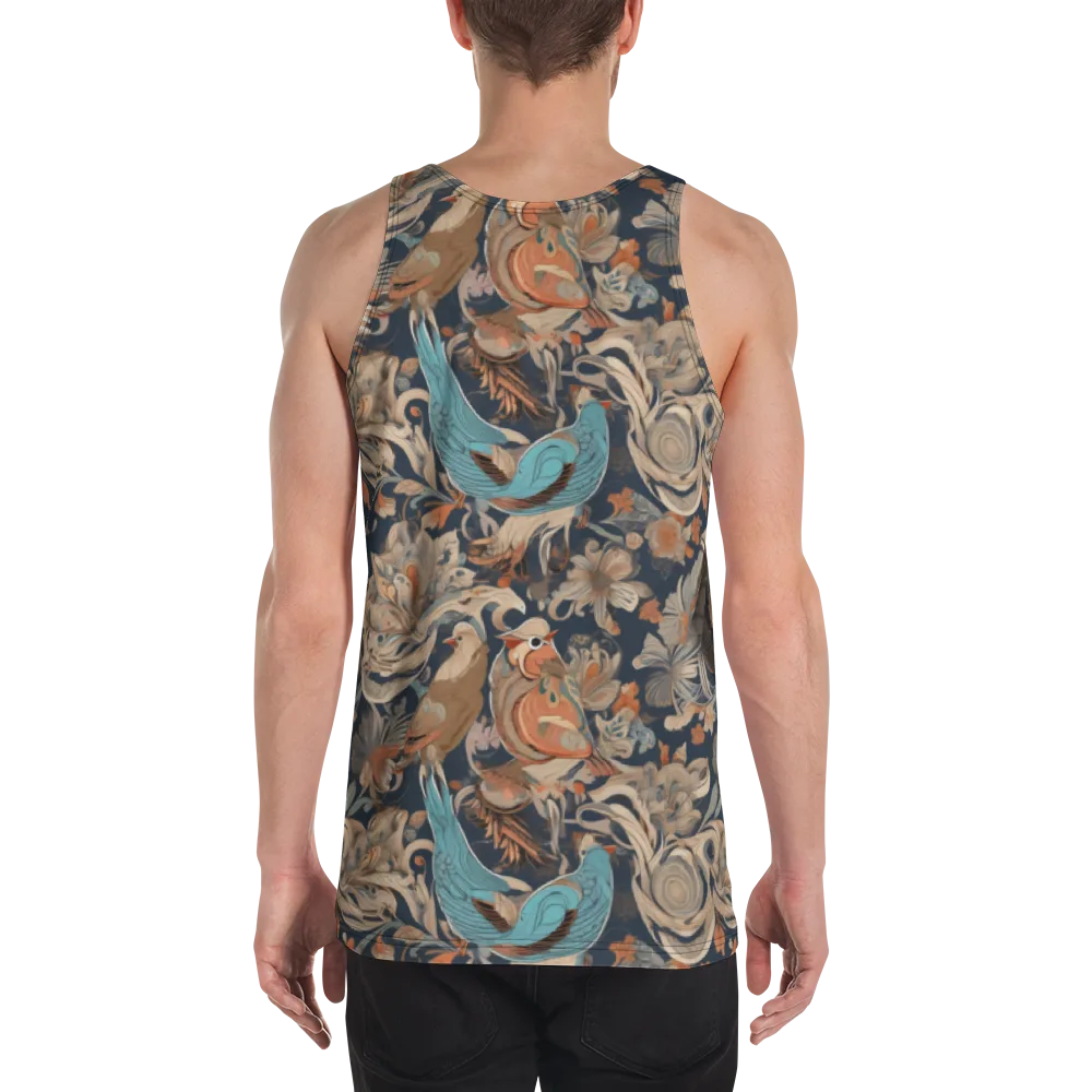 Aviary Nocturne on Men's Tank Top — Back
