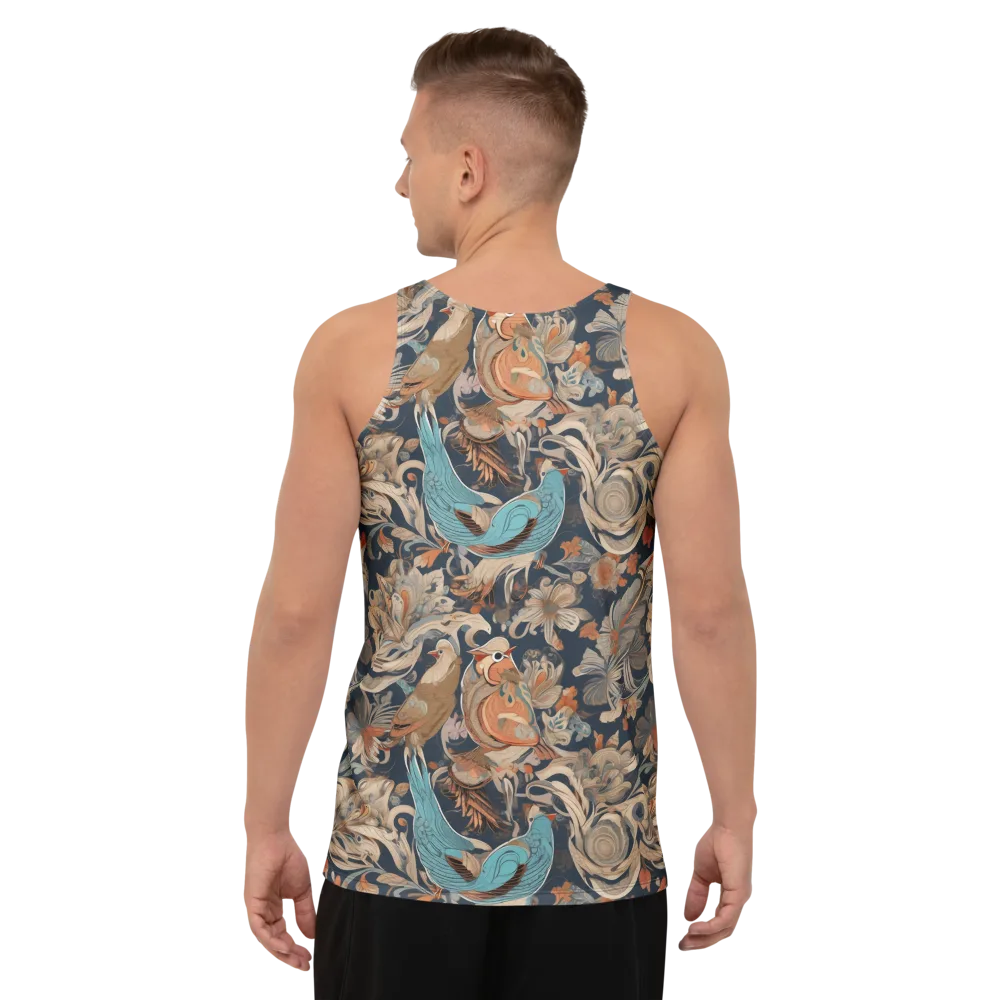 Aviary Nocturne on Men's Tank Top — Back