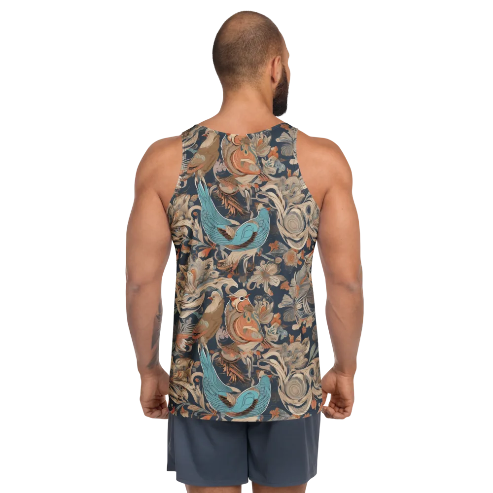 Aviary Nocturne on Men's Tank Top — Back
