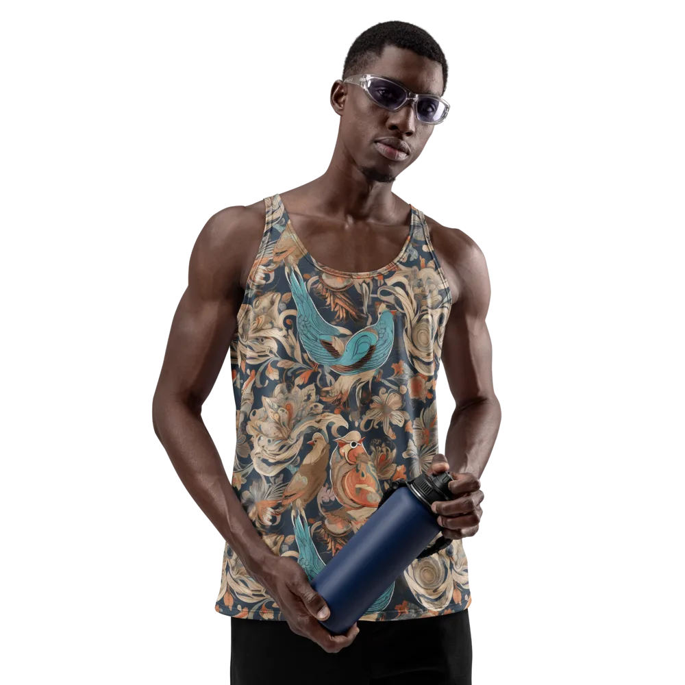 Aviary Nocturne on Men's Tank Top — Front