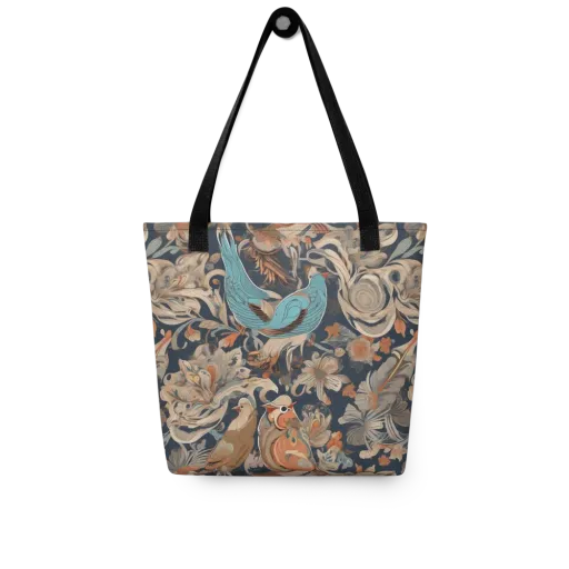 Aviary Nocturne on a Tote Bag