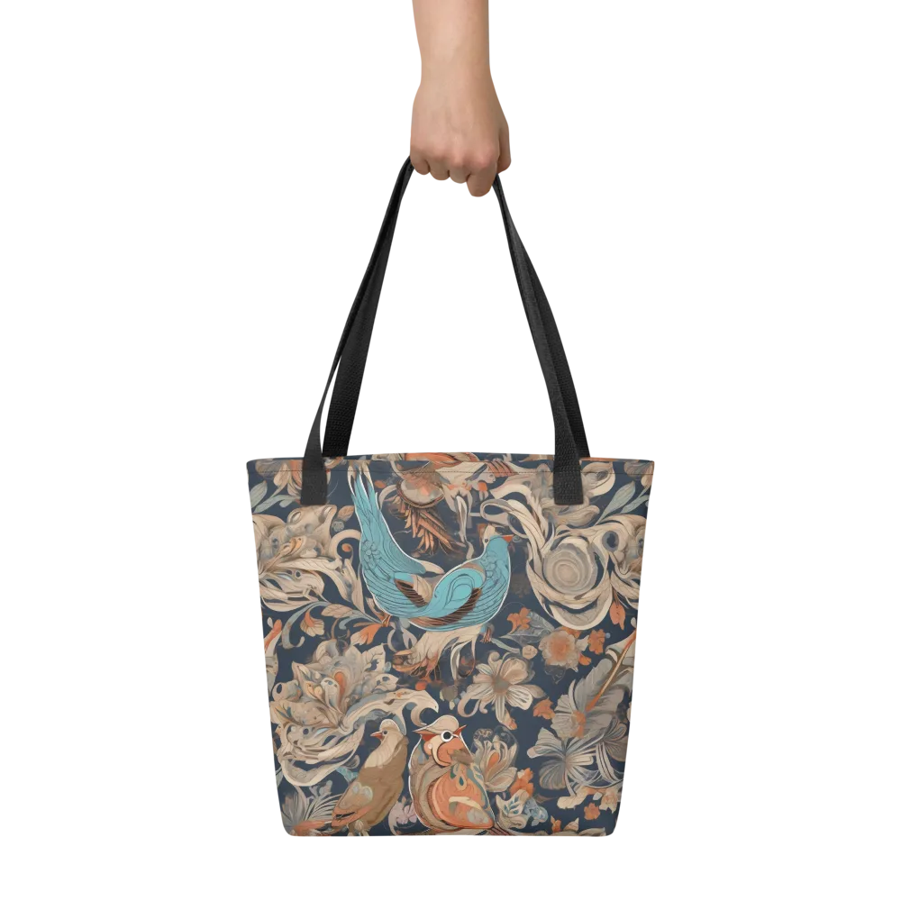 Aviary Nocturne on Tote Bag — Front
