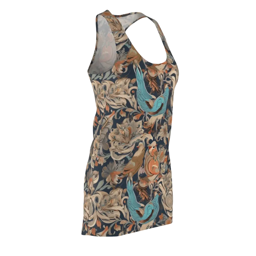 Aviary Nocturne on Racerback Dress — Front Side