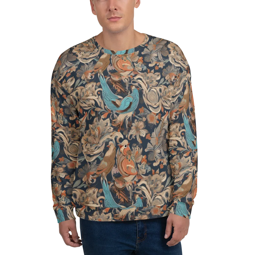 Aviary Nocturne on Sweatshirt — Front