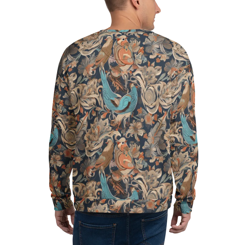 Aviary Nocturne on Sweatshirt — Back