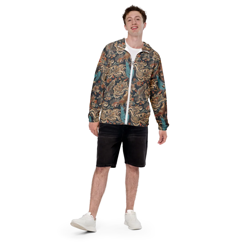 Aviary Nocturne on Men's Windbreaker — Front