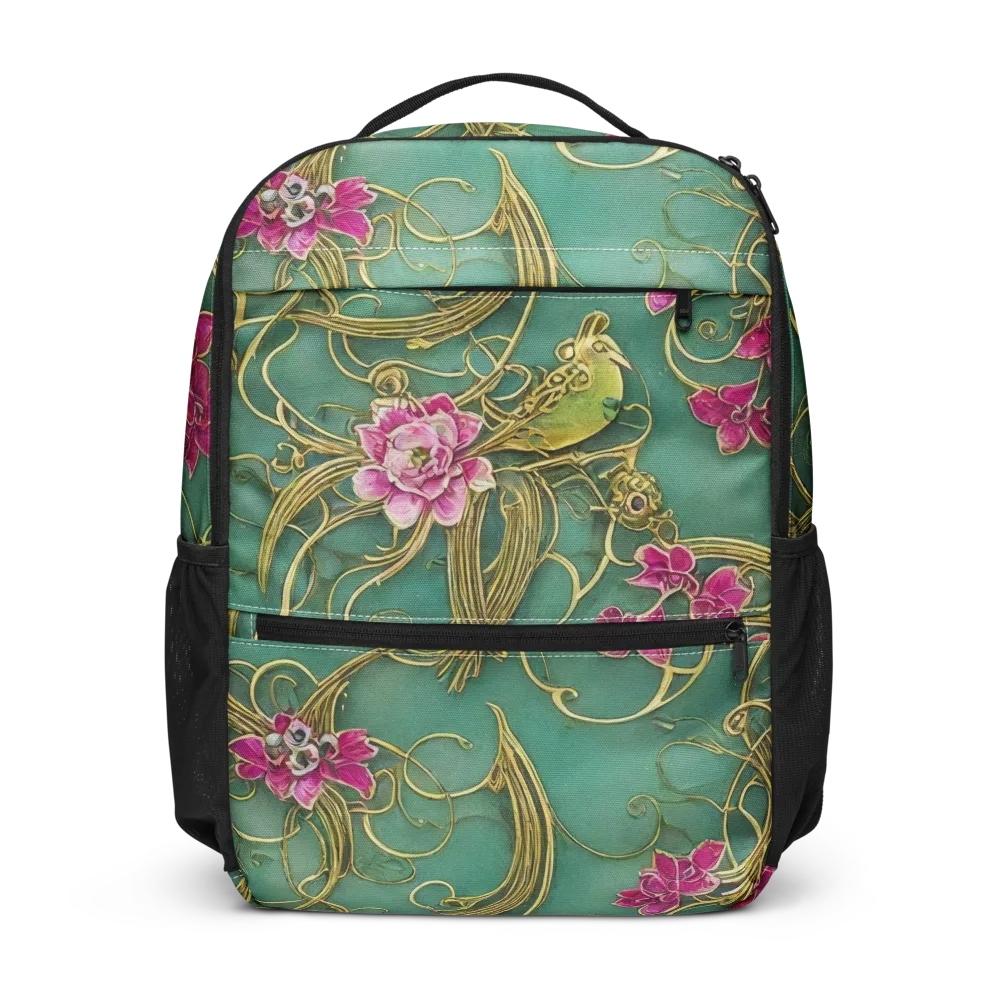 Verdigris Aviary on Utility Backpack — Front