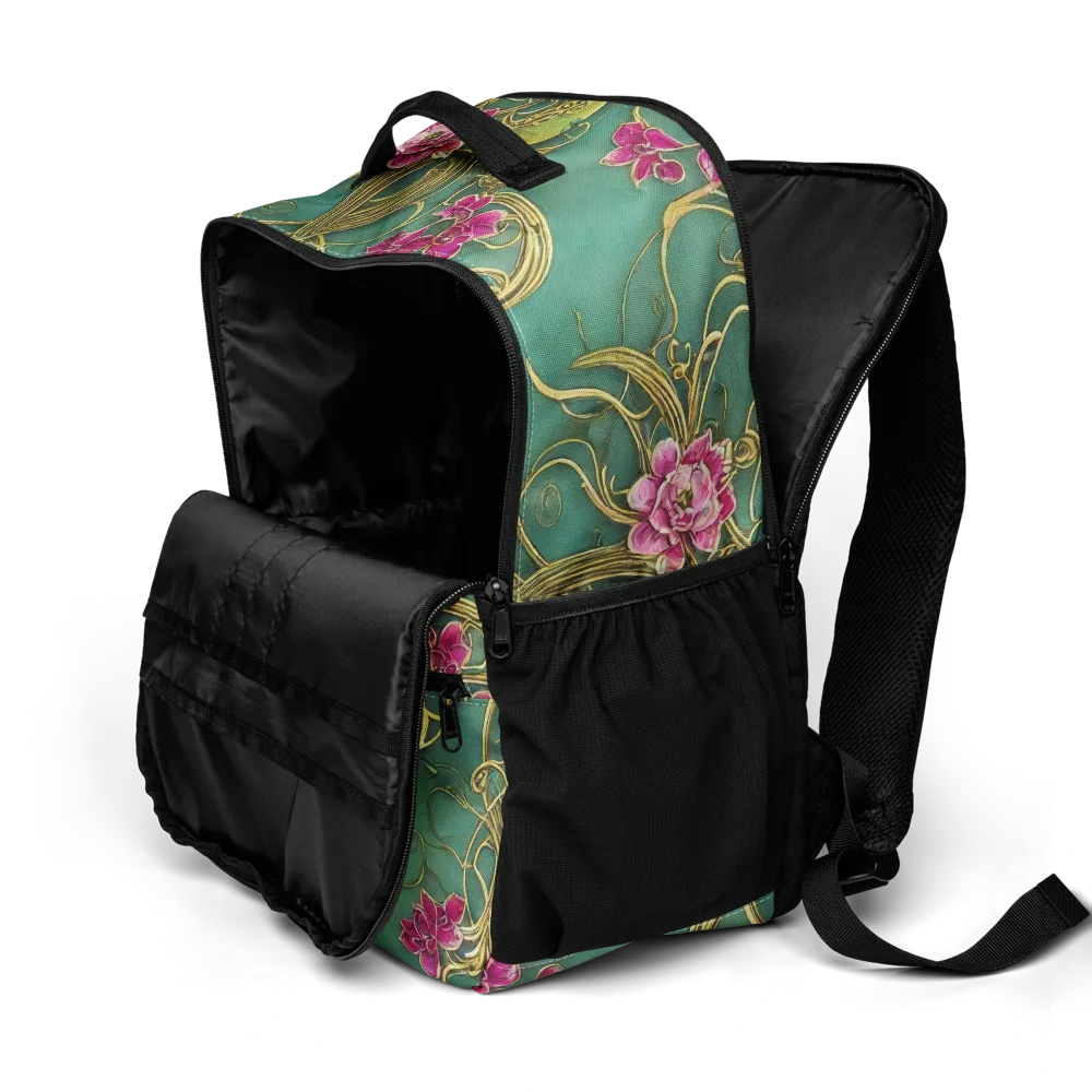 Verdigris Aviary on Utility Backpack — Product details 2