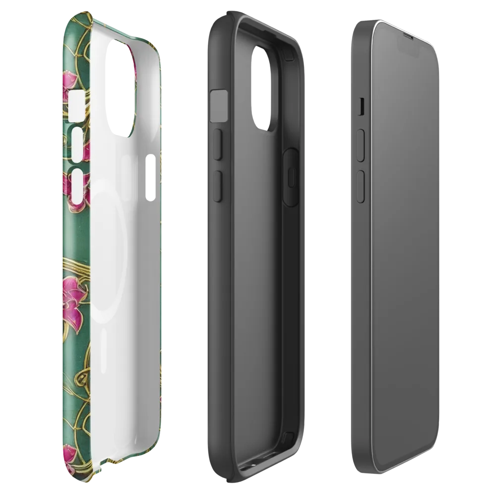 Verdigris Aviary on MagSafe Tough Case for iPhone® — Front