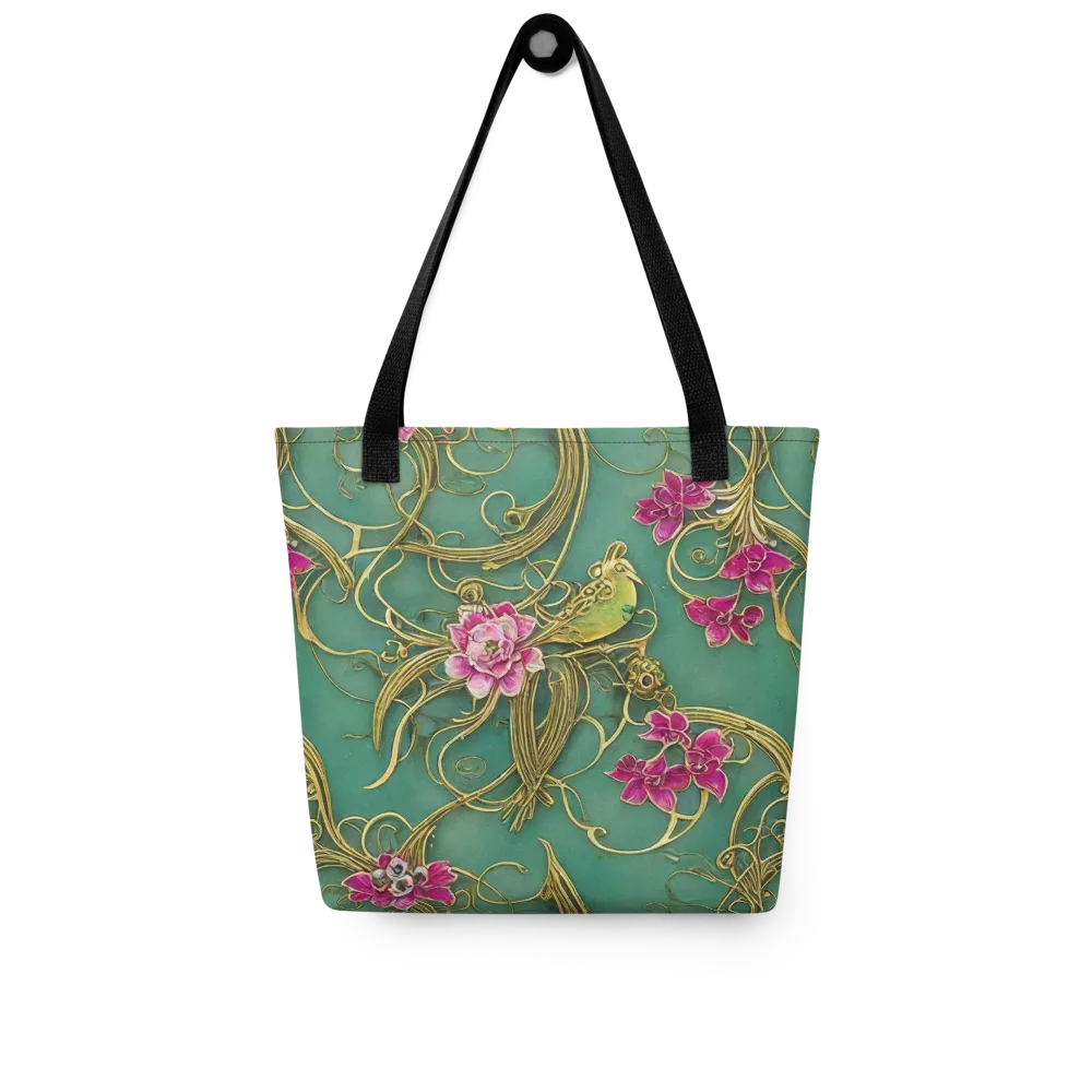 Verdigris Aviary on Tote Bag — Front