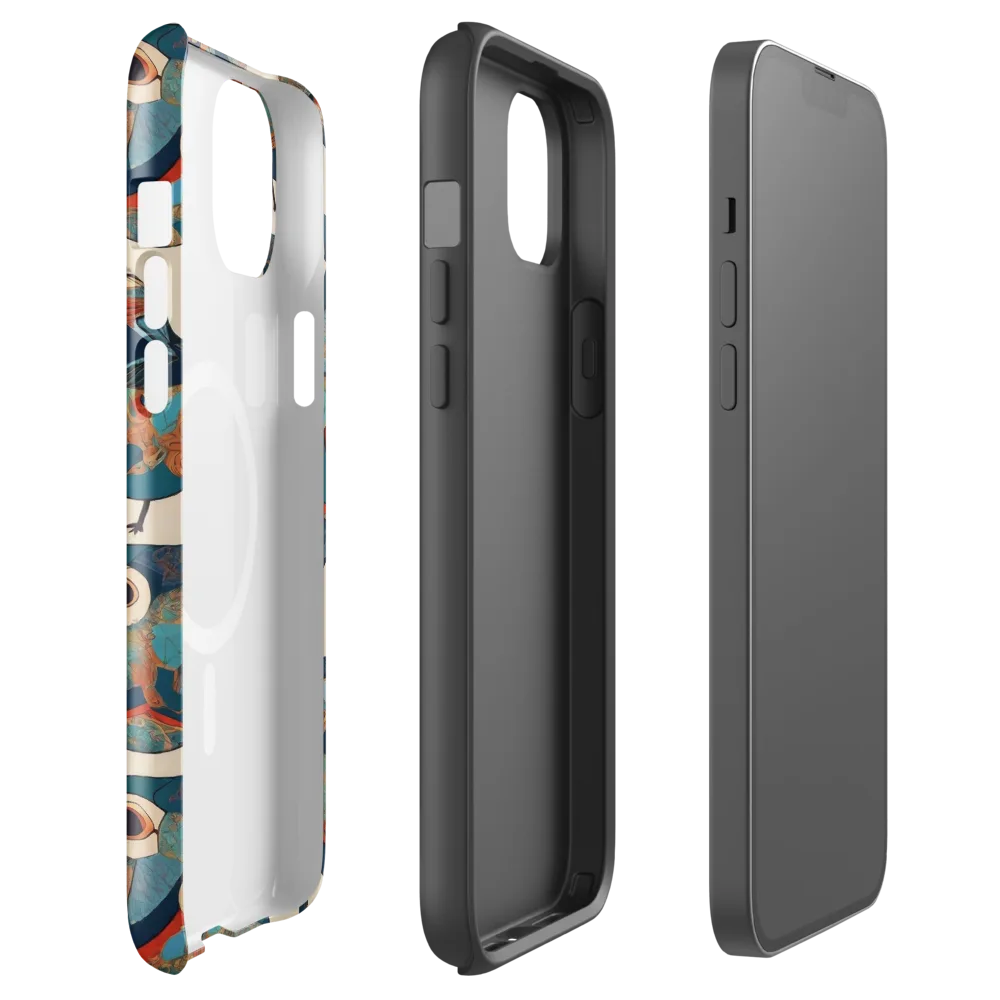 Ornithic Tapestry on MagSafe Tough Case for iPhone® — Front