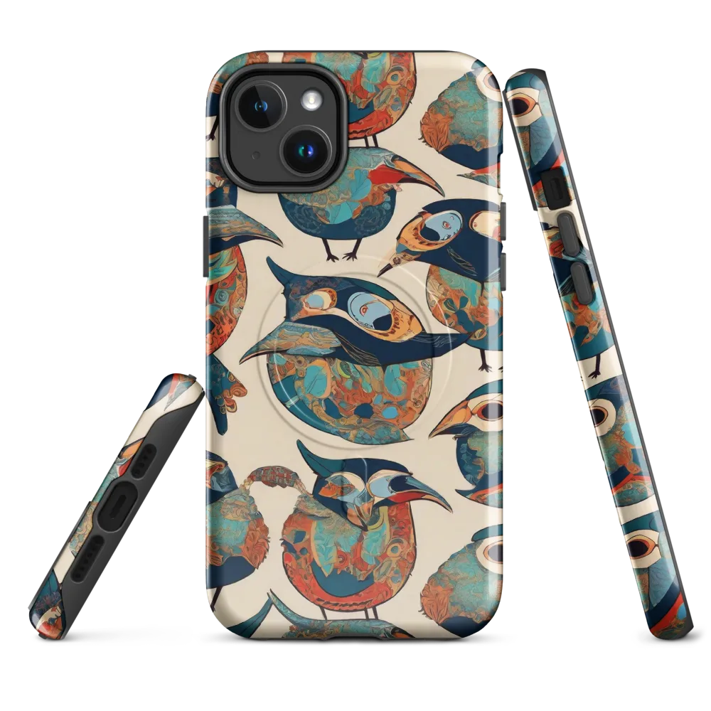 Ornithic Tapestry on MagSafe Tough Case for iPhone® — Front