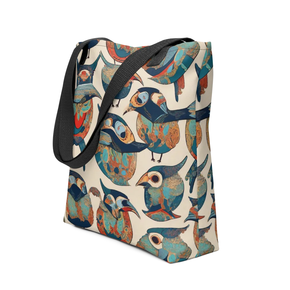 Ornithic Tapestry on Tote Bag — Front
