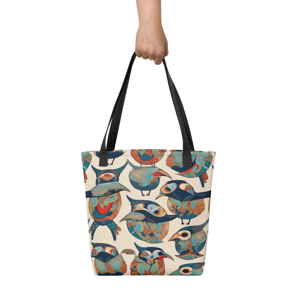 Ornithic Tapestry on Tote Bag — Front