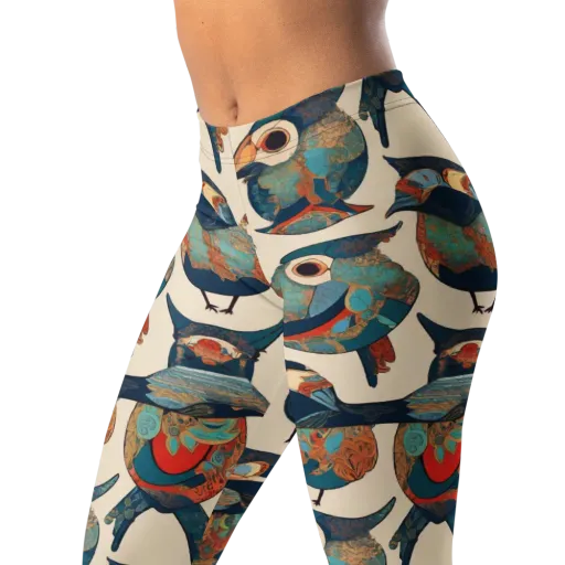Ornithic Tapestry on a Leggings