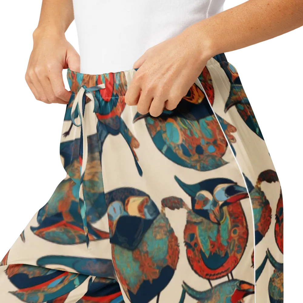 Ornithic Tapestry on Women's Pajama Pants — Product details