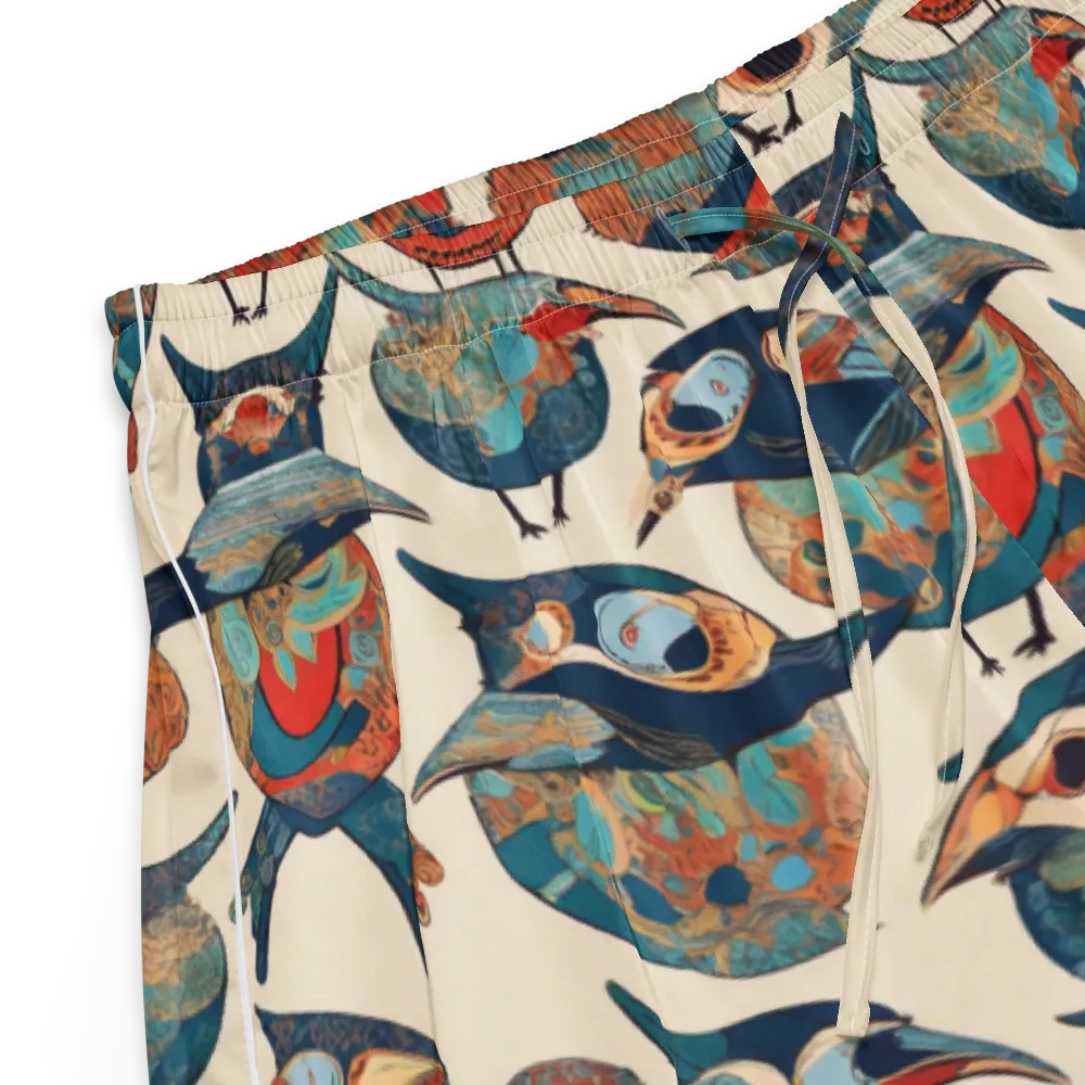 Ornithic Tapestry on Women's Pajama Shorts — Product details