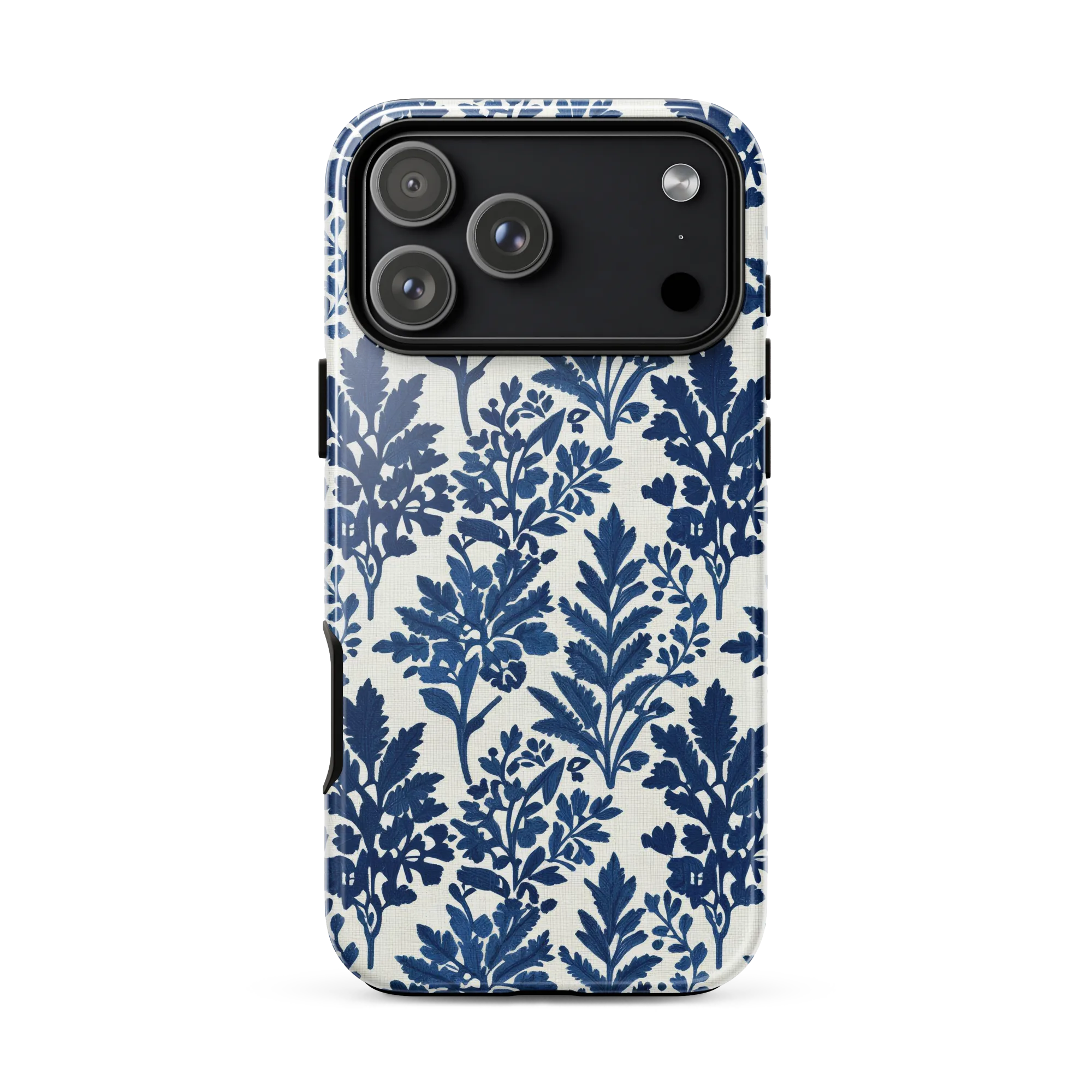 Blue Garden Ledger on Tough Case for iPhone® — Front