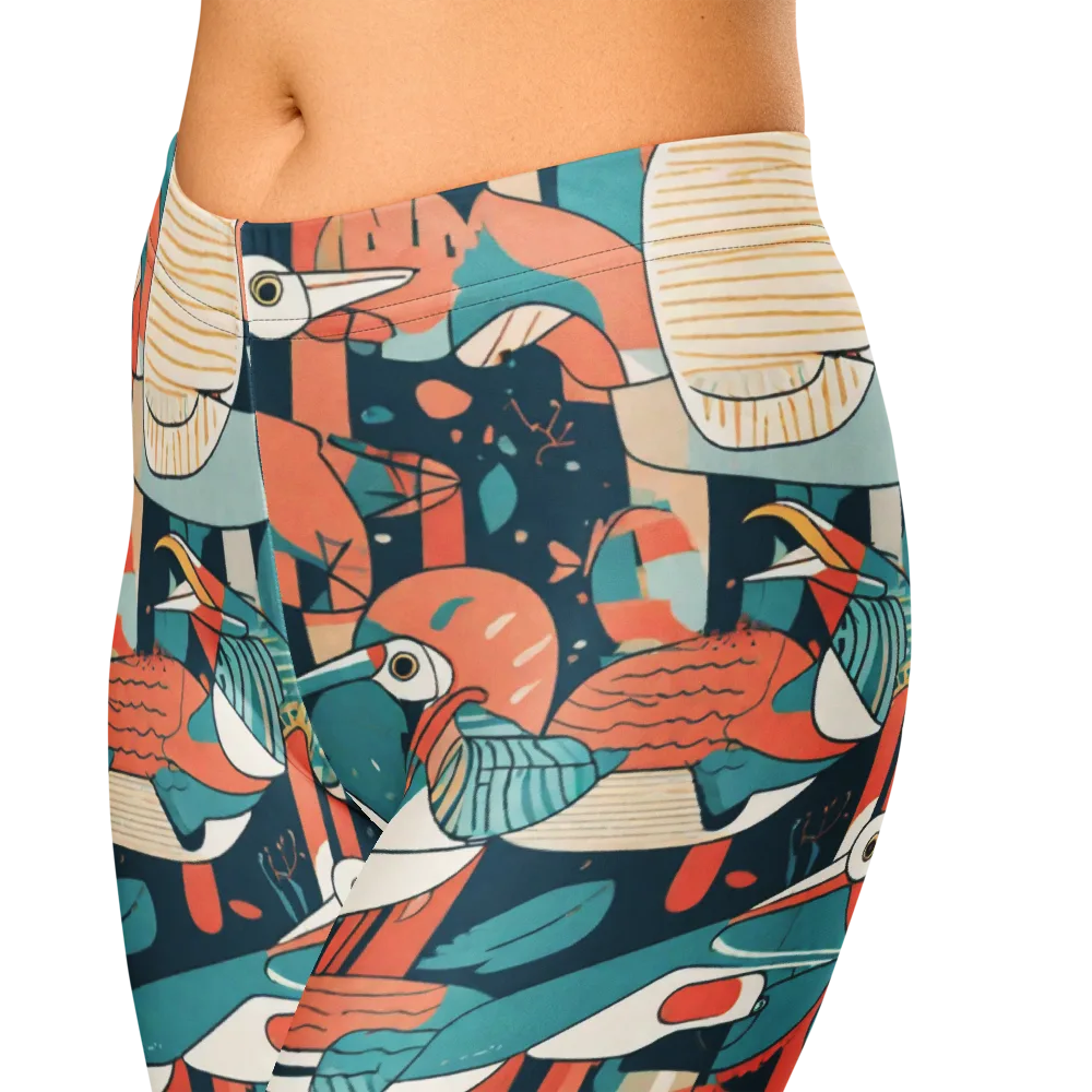 Tidal Waders on Capri Leggings — Zoomed-in