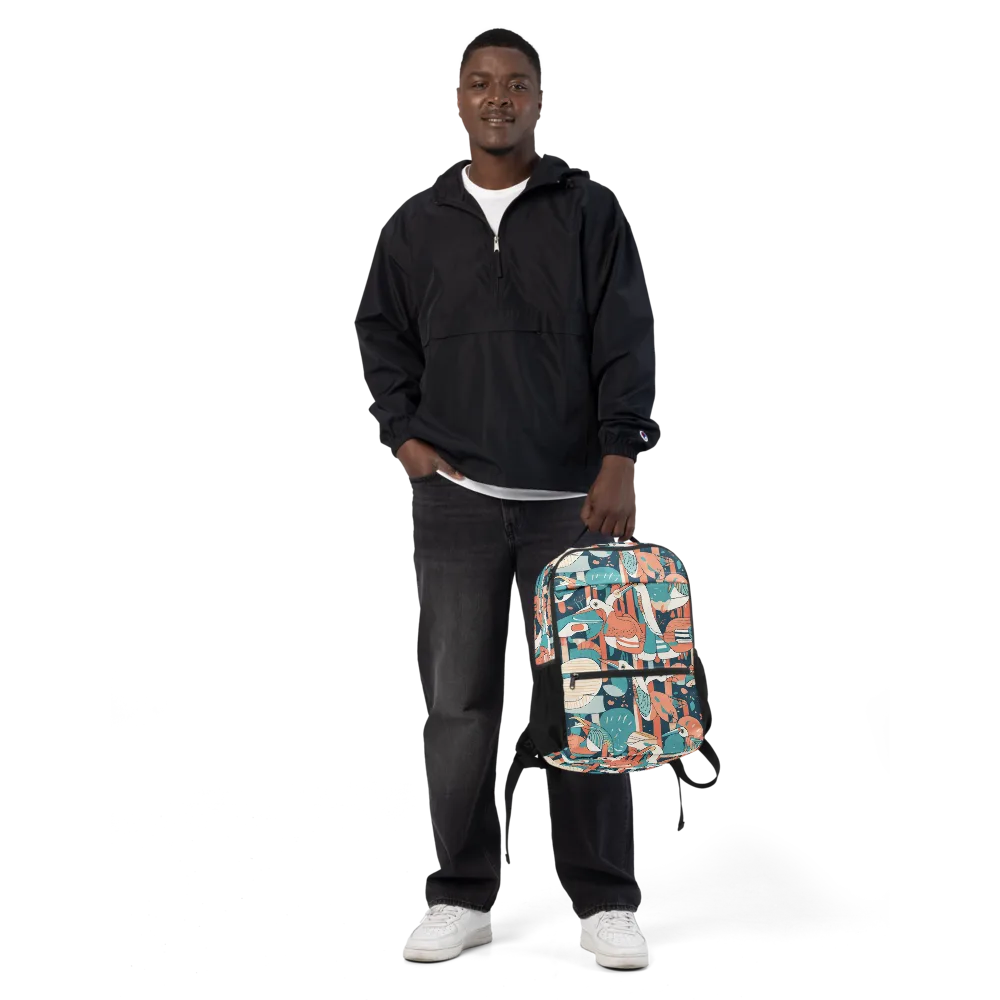 Tidal Waders on Utility Backpack — Front