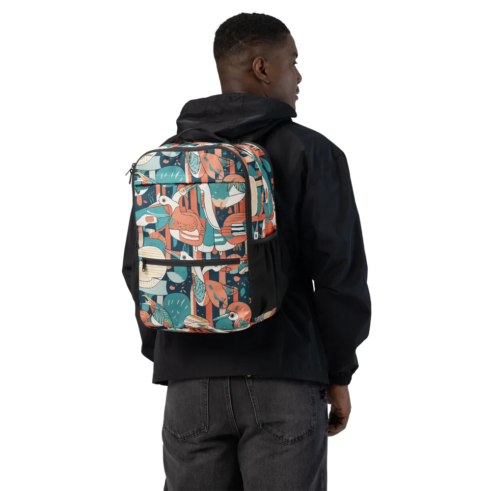 Tidal Waders on Utility Backpack — Back