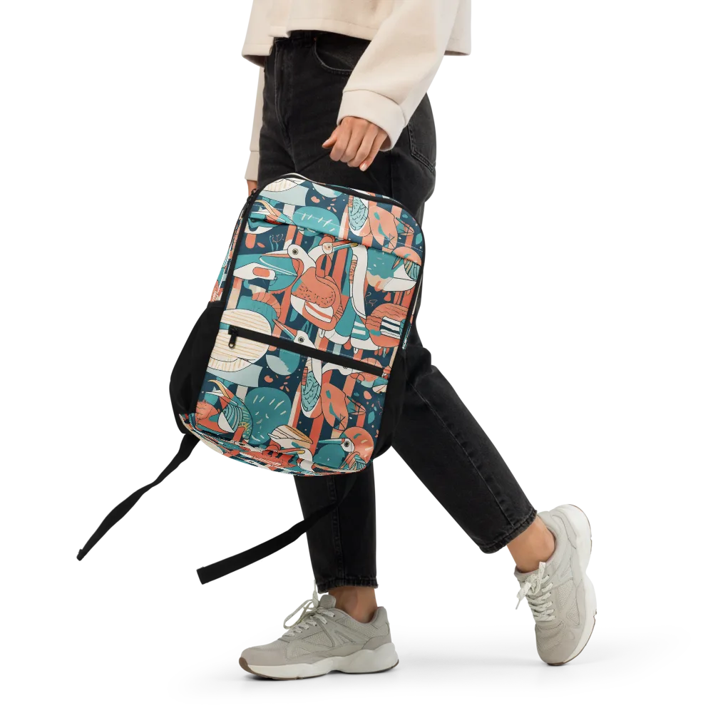 Tidal Waders on Utility Backpack — Front