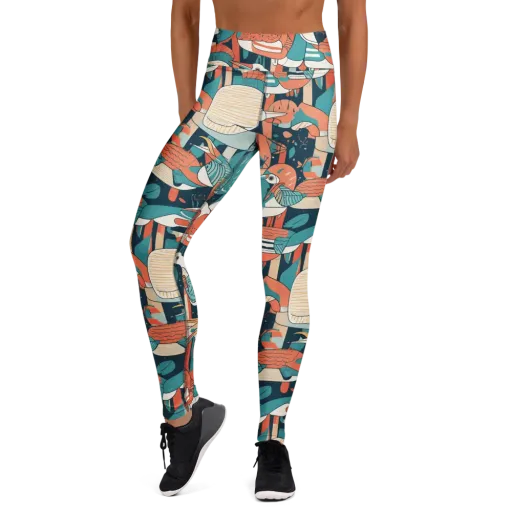 Tidal Waders on a Yoga Leggings