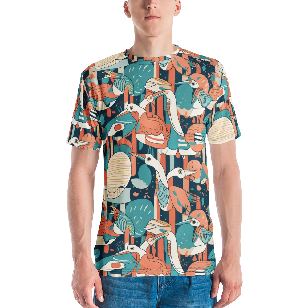 Tidal Waders on Men's Crew Neck T-Shirt — Front