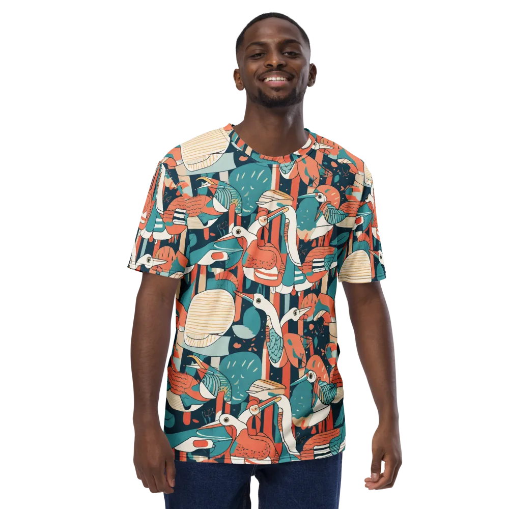 Tidal Waders on Men's Crew Neck T-Shirt — Front