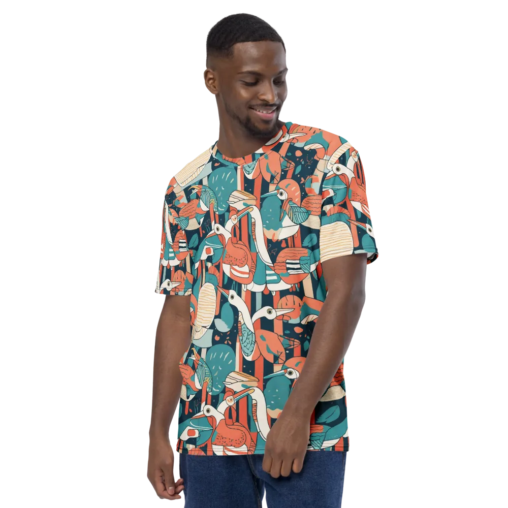 Tidal Waders on Men's Crew Neck T-Shirt — Left