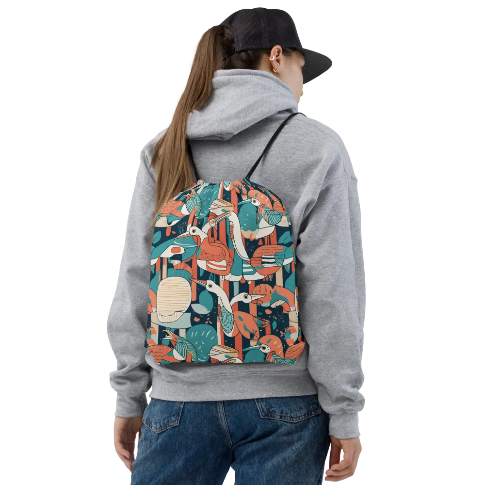 Tidal Waders on Drawstring Bag — Front