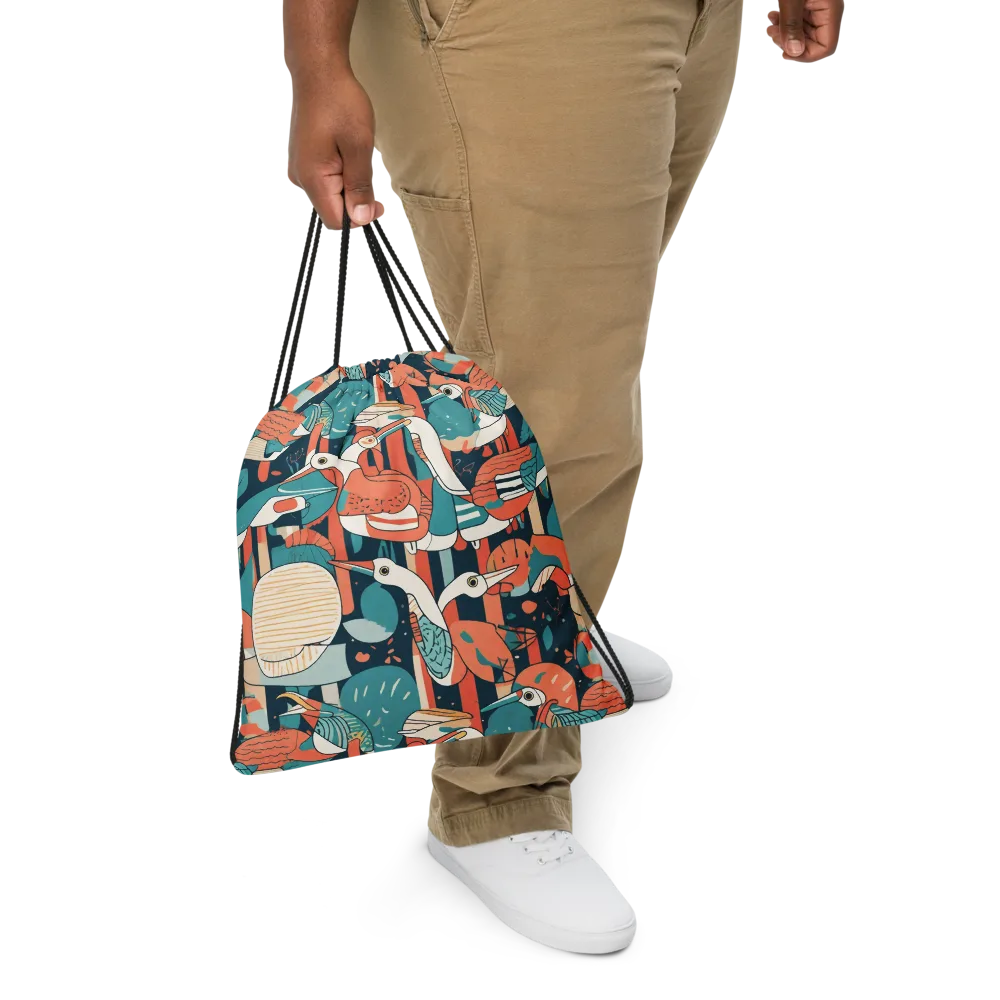 Tidal Waders on Drawstring Bag — Front