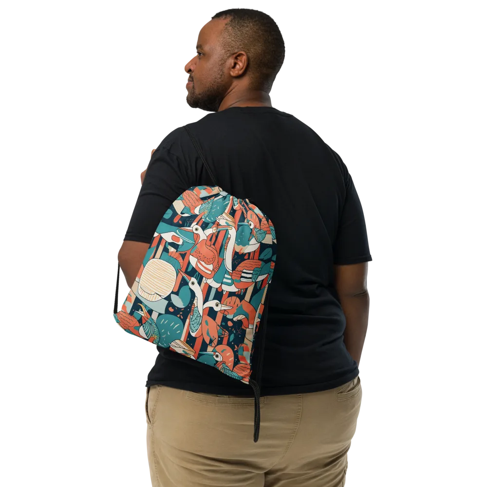 Tidal Waders on Drawstring Bag — Front