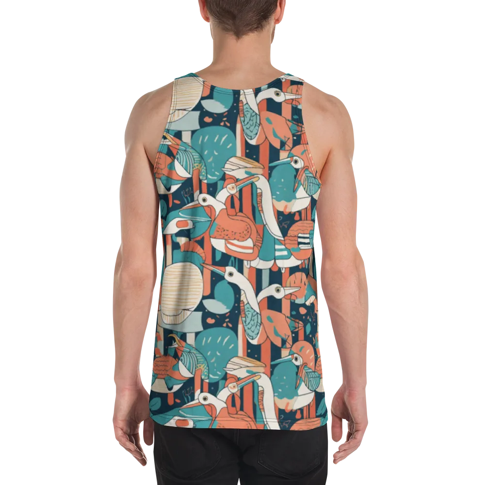 Tidal Waders on Men's Tank Top — Back