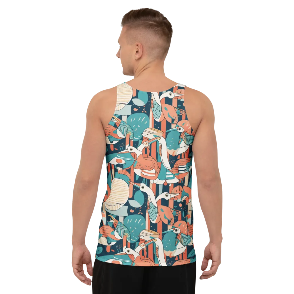 Tidal Waders on Men's Tank Top — Back