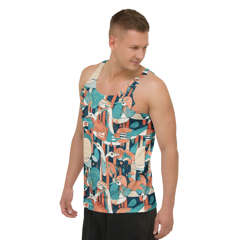 Tidal Waders on Men's Tank Top — Left Front