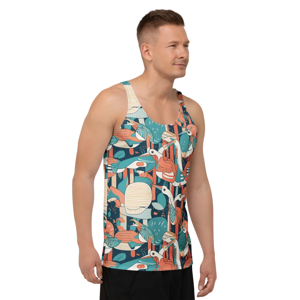 Tidal Waders on Men's Tank Top — Right Front
