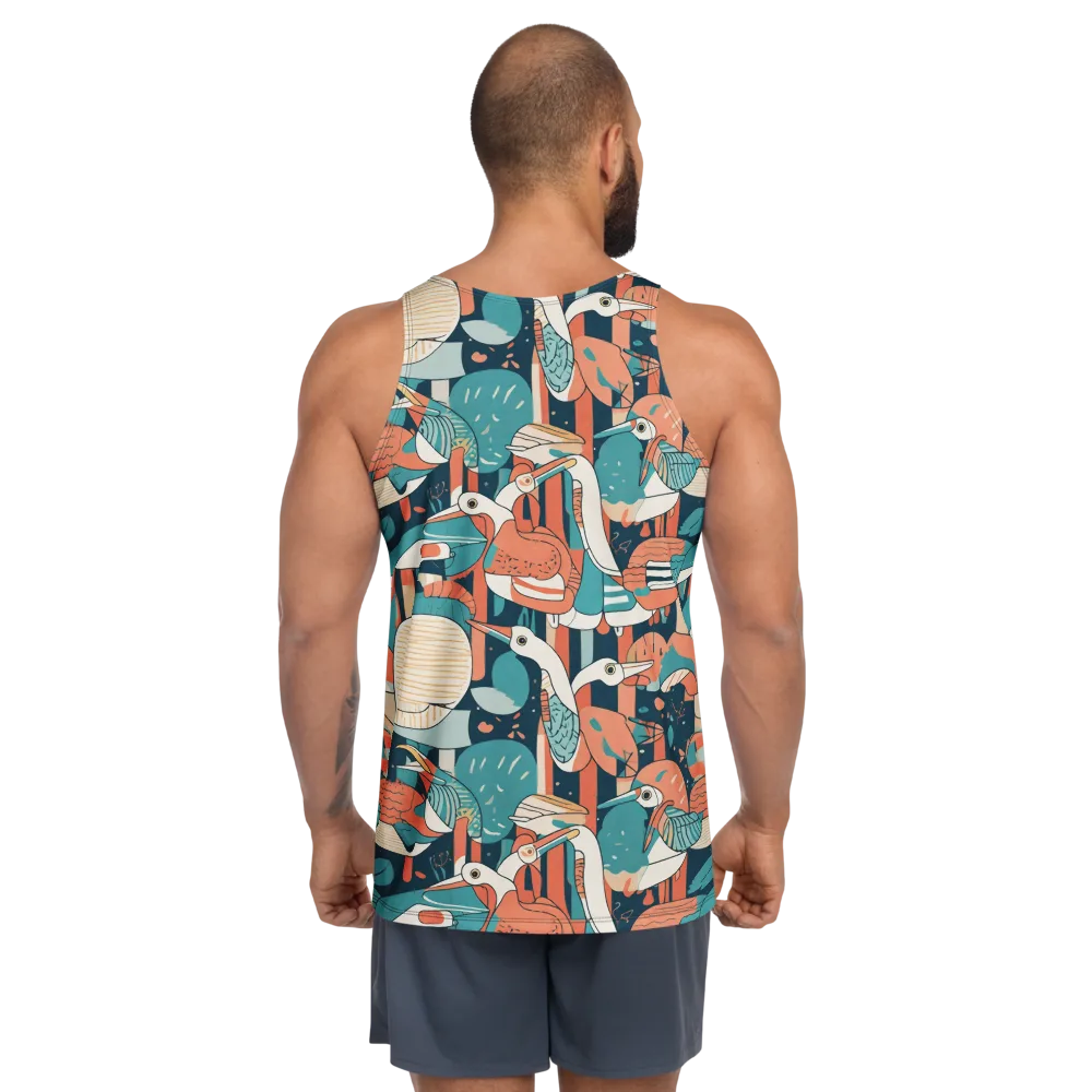 Tidal Waders on Men's Tank Top — Back
