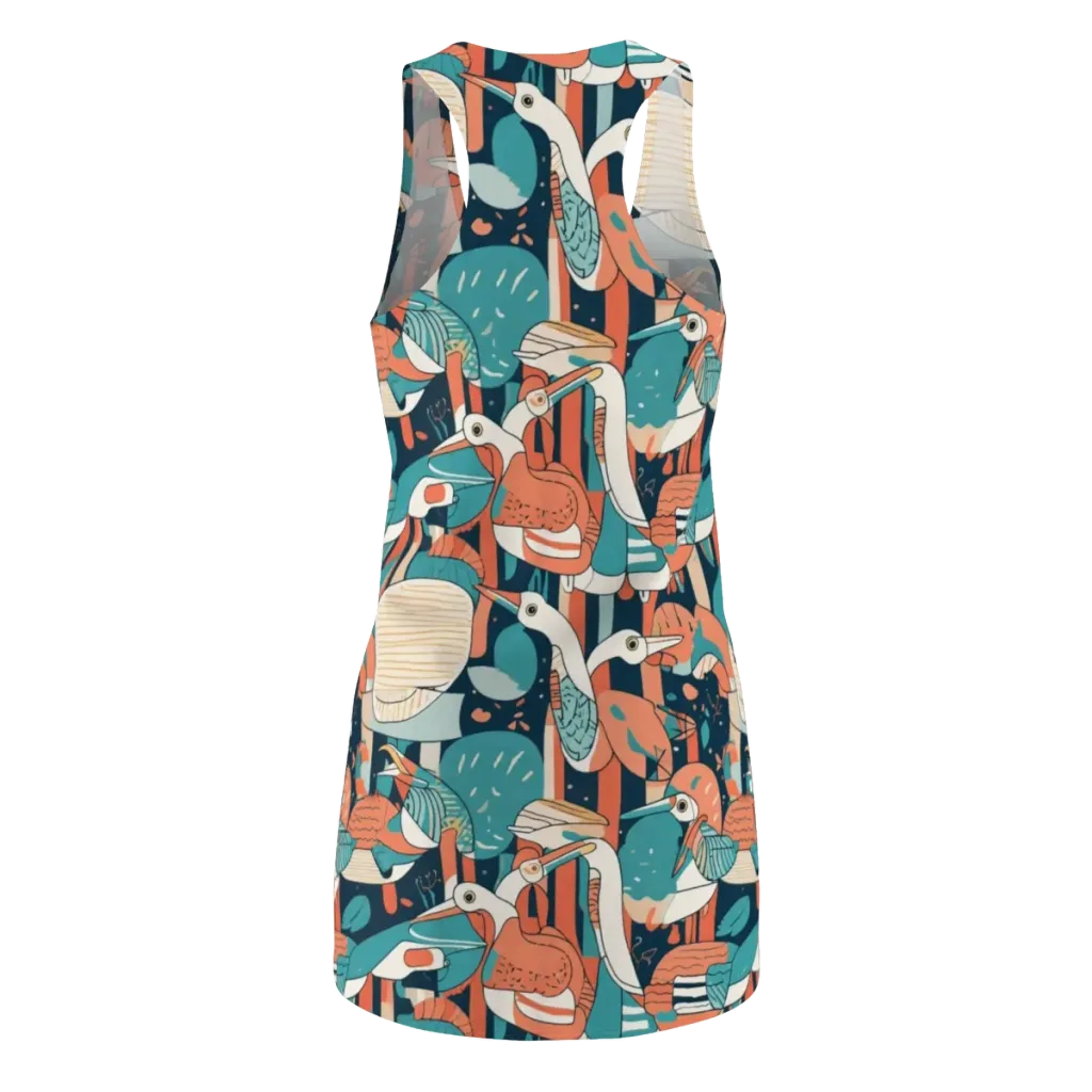 Tidal Waders on Racerback Dress — Back